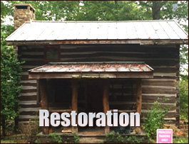Historic Log Cabin Restoration  Knotts Island, North Carolina